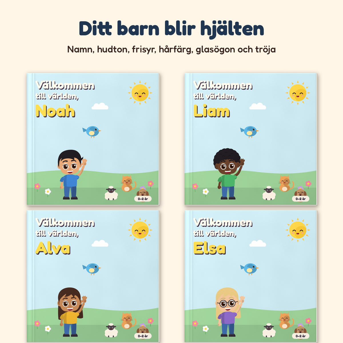 Välkommen till världen, NAMN