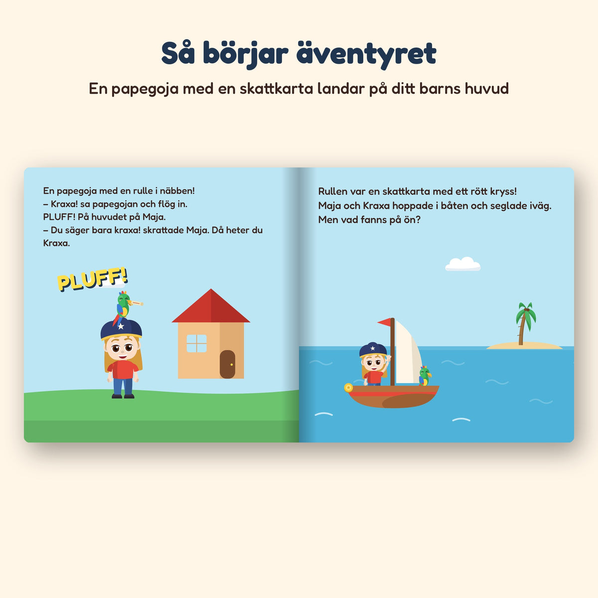 Kapten NAMN och skattkartan