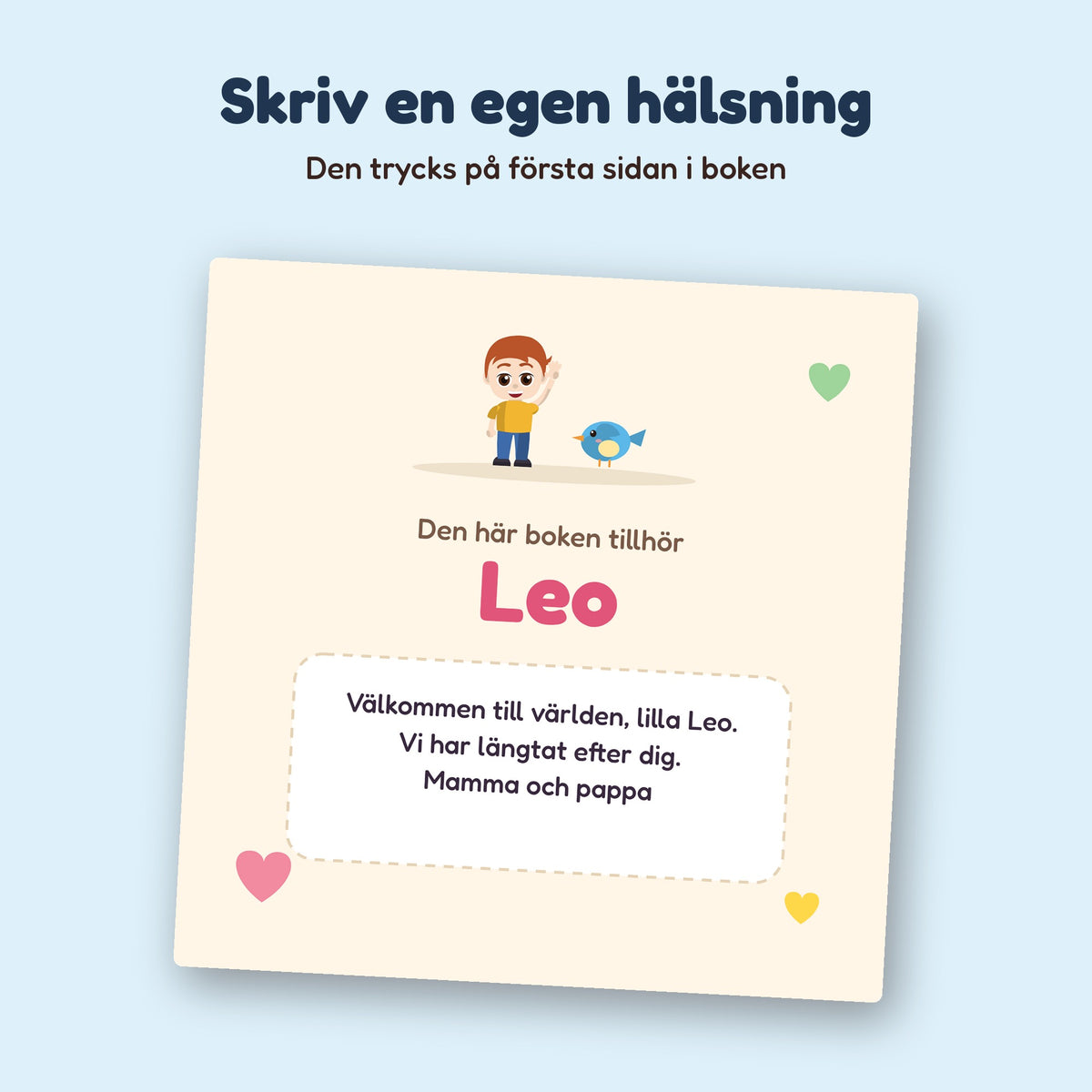 Välkommen till världen, NAMN